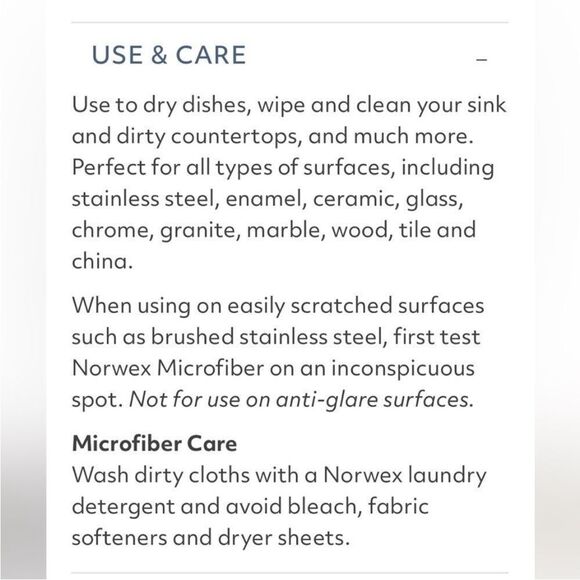 Norwex Kitchen Towel Amethyst NWT - Picture 7 of 9